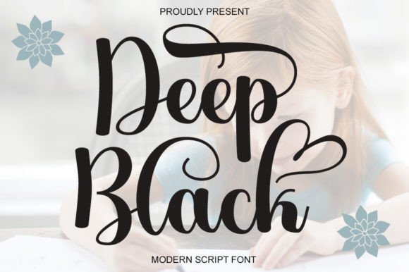 A Typeface Review: The Elegant Power of Deep Black Script Font