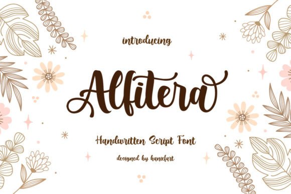 Alfitera: A Script Font for the Real World