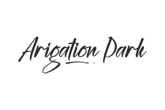 Arigation Park: A Playful Handwritten Font for Business Branding