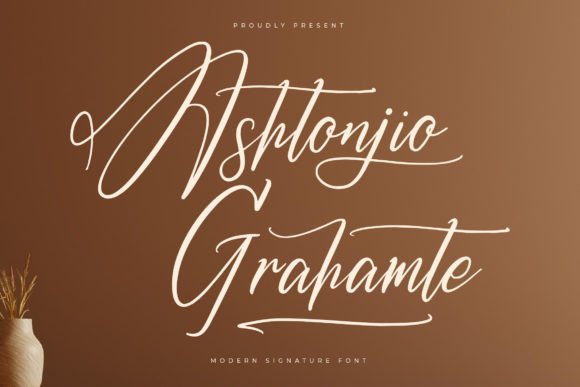 Ashtonjio Grahamte: A Modern Signature Font for Campaign Clarity