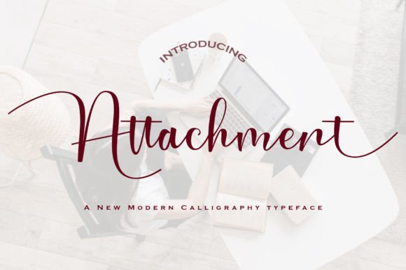 Attachment: A Script Font for Editorial Elegance
