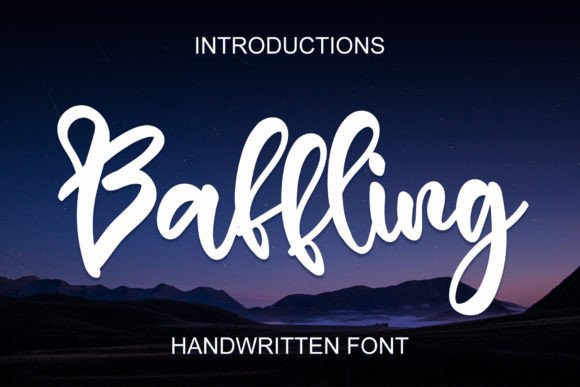 Baffling: A Font That Captures Mystical Charm in Brand Design