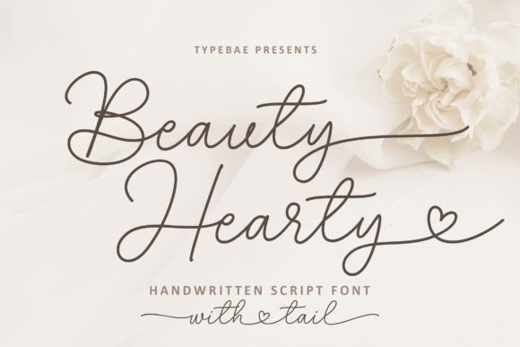 Beauty Hearty: A Delicate Script Font for Crafted Products