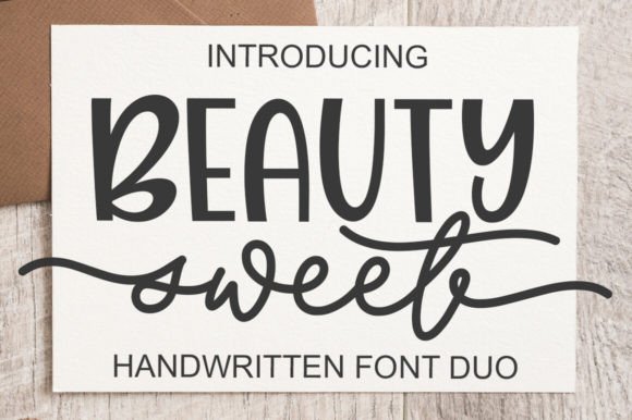 Beauty Sweet: A Duo Font for Elegant Branding