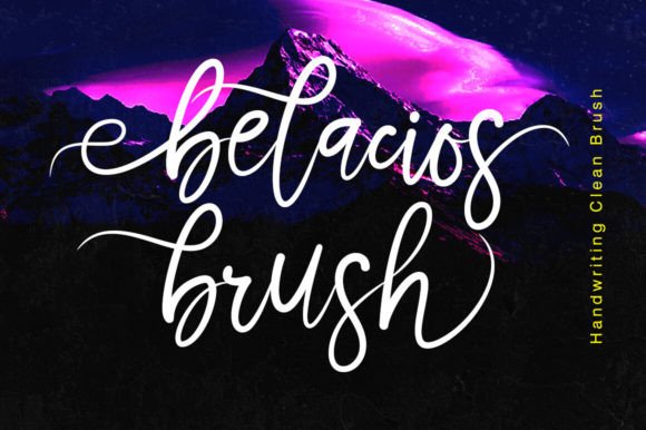 Belacios Brush: The Elegant Script Font for Your Creative Projects
