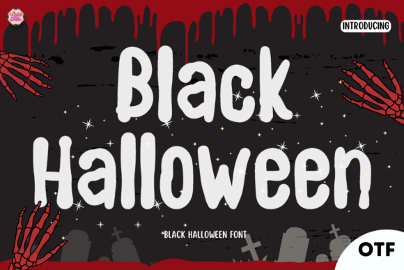 Black Halloween: An Editorial Typeface for Seasonal Storytelling