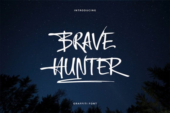 Brave Hunter: A Graffiti Font That Finds Its Place in Brand Identity