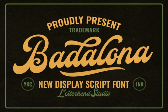 Crafting with the Badalona Script Font