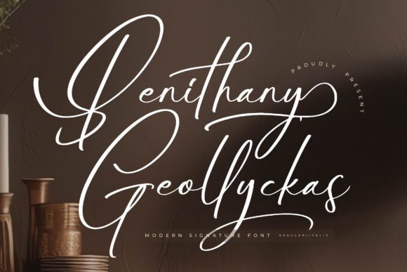 Exploring Benithany Geollyckas: A Modern Signature Font for Editorial Design