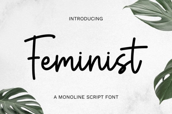 Feminist: A Handwritten Font for Your Craft Business