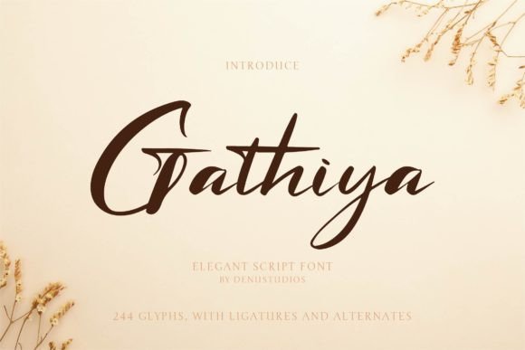 Gathiya: A Script Font That Adds Character to Campaigns