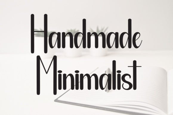Handmade Minimalist: A Neat Handwritten Typeface for Brands