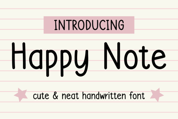 Happy Note: A Font That Brings Joyful Typography to Editorial Design