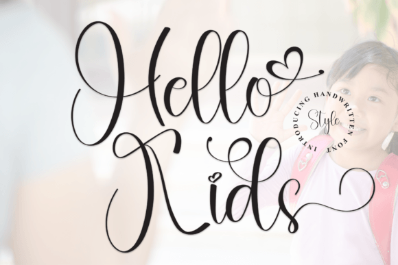Hello Kids: A Handwritten Font for Editorial Elegance