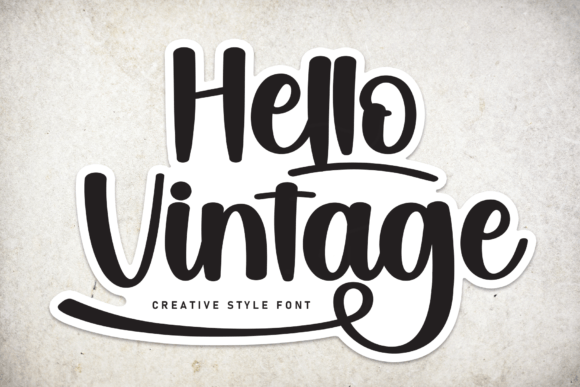 Hello Vintage: Choosing a Font for a Quiet Reading Experience
