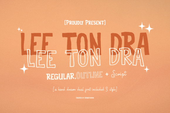 Lee Ton Dra: A Hand-Drawn Font for Clearer Campaign Messages