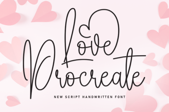 Love Procreate Font: A Stylish Handwritten Typeface for Editorial Design