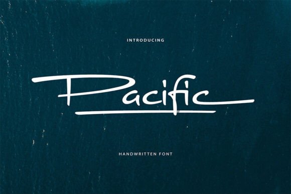 Pacific: A Handwritten Font for Editorial Storytelling