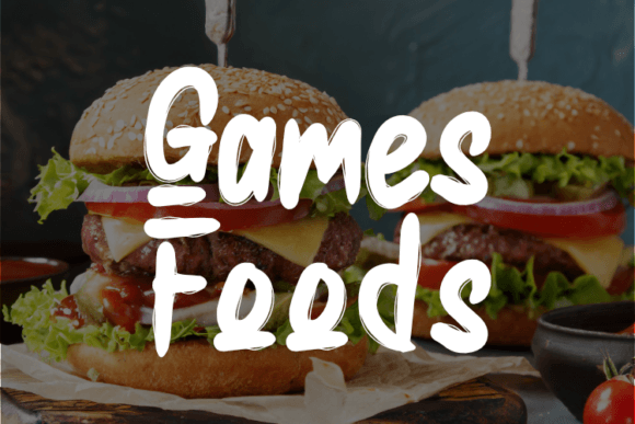 Putting the Games Foods Typeface to Work in a Branding Project