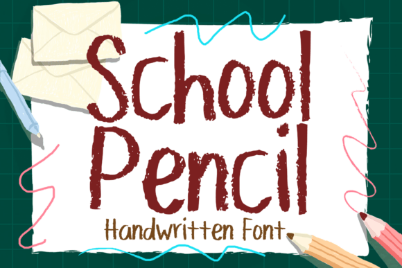 School Pencil Font: A Maker's Guide to Handcrafted Charm