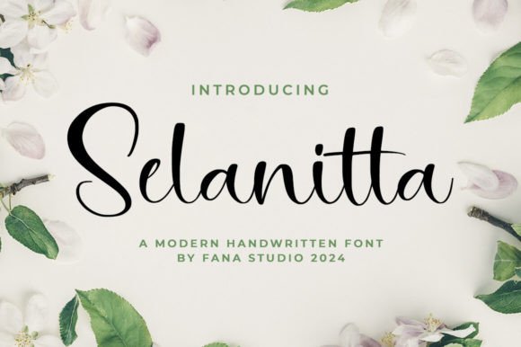 Selanitta: A Script Font That Makes Quiet Brands Unforgettable