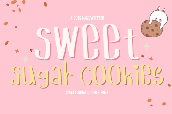 Sweet Sugar Cookies: A Whimsical Handwritten Font for Crafters