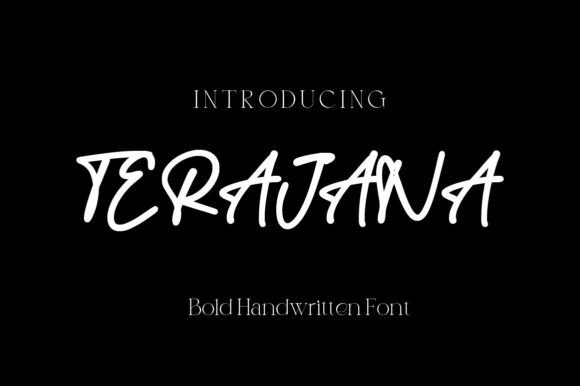 Terajana: A Friendly Handwritten Font for Your Business Brand