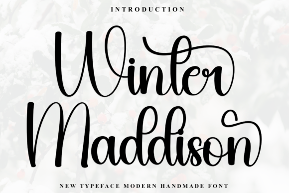 Winter Maddison: A Marketing Font for Scroll-Stopping Content